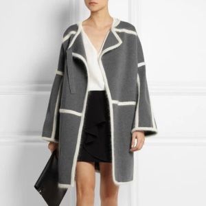 Chloé Angora Wool Blanket Coat